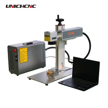 CE billig CNC Faserlasermarker Computertastatur Faserlaser -Markierungsmaschine Zylinder Faserlasermarker 3D -Tiefe CNC